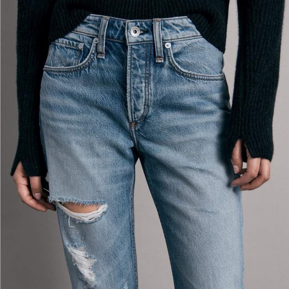 Rosa Mid Rise Rag and Bone Jeans